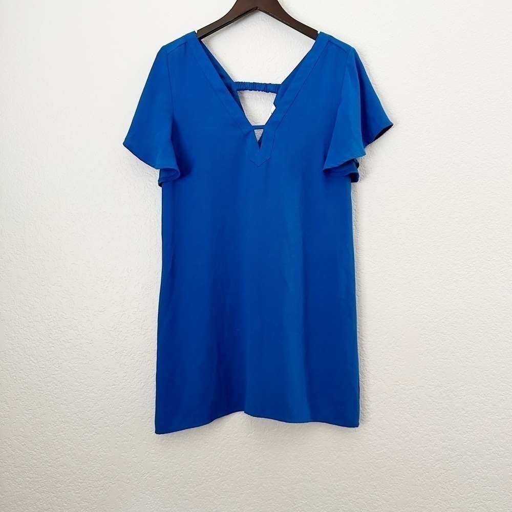 JACK BY BB DAKOTA Bright Blue Shift Slip Dress